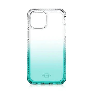 Itskins Hybrid Ombre iPhone 13 Pro Max Cover - Teal - Tashqila Itskins Hybrid Ombre iPhone 13 Pro Max Cover - Teal - Tashqila